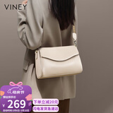 viney牛皮包包女包品牌斜挎枕头包轻奢单肩包生日母亲节礼物实用送妈妈