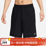 耐克NIKE男子春夏梭织短裤 运动休闲 凉爽轻便FN2999-010黑色 L