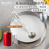 半物生活纯钛调料勺迷你小勺子盐罐勺限盐控盐勺克勺小号调味勺微量勺子