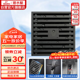 潜水艇（Submarine）MTK50-10黄铜镀镍枪灰色拉丝防臭地漏卫生间淋浴大排量地漏50管径