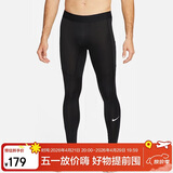 耐克（NIKE）男健身裤 春秋紧身训练裤 打底裤 弹力贴身 FB7953-010 黑 L