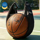 乐活旅行篮球包旅行斜挎背包运动训练足球网兜收纳袋便携排球网袋旅游必备