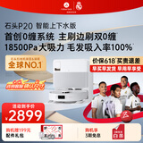 石头（roborock）扫地机器人扫拖一体 P20 自动上下水版 自动集尘洗拖布烘干补水擦地拖地洗地机吸尘器 A1690RR