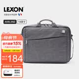 乐上（LEXON）单肩包男14英寸笔记本手提电脑公文包商务简约耐磨 情人节礼物