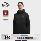 伯希和（Pelliot）[成毅同款]Primaloft金标P棉棉服女保暖防风春季外套125376010黑L
