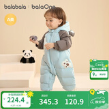 巴拉巴拉童装婴儿连体羽绒服连体衣宝宝衣服冬装哈衣爬服萌趣男童女童