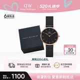 丹尼尔惠灵顿（DanielWellington）DW女士手表小众轻奢流金钢带石英腕表送女友生日礼物DW245