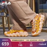 斐乐（FILA） 可颂面包鞋运动鞋女休闲鞋老爹鞋厚底鞋子 布朗熊/印度棕-SI 38