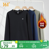 361°卫衣男装春季长袖运动服休闲圆领宽松加绒上衣服652344801D-6