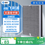 简克（JIANKE）适配飞利浦空气净化器滤芯过滤网AC4076 FY3137配AC3252AC3254AC3256