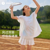 moodytiger【仙女家族】女童短袖T恤26年夏季新款儿童防晒凉感速干运动上衣