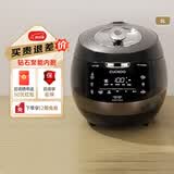 福库（CUCKOO）黑晶钻电饭煲家用2-8个人韩国原装进口大容量高压电饭锅智能语音定时多功能IH高压钻石聚能内胆 AH1080FD 5L