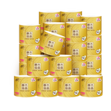 清风有芯卷纸原木金装 4层140克*27卷 卫生纸纸巾箱装厕纸卷筒纸