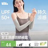 蕉下（beneunder）防晒袖套冰袖女开车骑行护臂防晒冰丝凉感袖套防紫外线烟雾灰