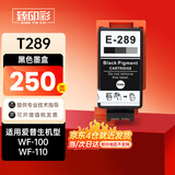 臻印彩 适用爱普生Epson WF-100墨盒 WF-110便携式打印机墨水墨盒 T289黑色墨盒（含芯片含颜料墨水）
