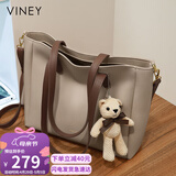 viney牛皮包包女包大容量托特包轻奢斜挎单肩生日母亲节礼物实用送妈妈