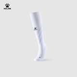 卡尔美（KELME）成人足球袜长筒加厚防滑毛巾底运动高筒袜子  白黑  L