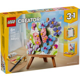乐高（LEGO）积木31390 花卉艺术装饰画男女孩儿童玩具生日礼物