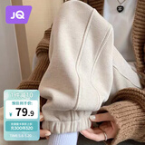 婧麒（JOYNCLEON）孕妇裤春夏外穿休闲运动裤托腹卫裤高端欧棉米白L Jyk93219