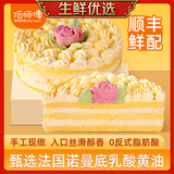 巧师傅白脱奶油蛋糕裱花糕点小时候老式硬奶油动物黄油生日蛋糕甜品零食 白脱奶油蛋糕200g*2个200g