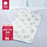 babycare抗菌婴儿凉席宝宝透气吸汗婴儿床冰丝席儿童幼儿园可水洗 【抑菌冰丝】泡泡树蓝 56*100CM
