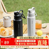 乐扣乐扣（LOCK&LOCK）探索保温保冷运动杯便携运动壶大容量水杯子709ML黑色LHC3251BLK
