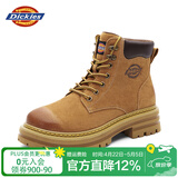 Dickies马丁靴男鞋2026春季百搭靴子男女情侣大黄靴厚底增高鞋子男工装靴 57土黄 41 【偏大一码，适合运动鞋42】