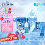 芭比（Barbie）过家家生日礼物礼盒冰雪奇缘公主城堡玩具-艾莎冰雪城堡套装JDP63