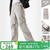 骆驼（CAMEL）【王俊凯同款】户外滑雪裤女三防水直筒裤加绒长裤冲锋裤 6806