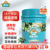 德沃多硫酸亚铁500g添加柠檬酸铁肥预防黄叶养花肥料植物盆栽多肉通用型