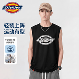 Dickies美式复古宽肩纯棉背心男2026夏季新款户外运动宽松透气不闷汗上衣
