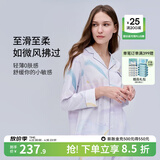 嫚熙（EMXEE）月子服孕妇睡衣产后家居服哺乳衣春秋季纱罗喂奶夏天 星月时空【两件套】 M【Noble高端系列】