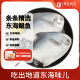 趣尝鲜 鲜冻东海大银鲳鱼1kg(5条装) 平鱼 生鲜 鱼类 深海鱼 海鲜水产
