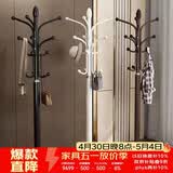 八海鸟衣帽架落地挂衣架立式挂衣服铁艺金属挂包架子入户玄关卧室大衣架