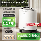 鱼跃医用分子筛制氧机5升L吸氧机家用老人医用级孕妇呼吸雾化8F-5CW