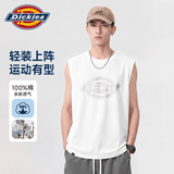 Dickies美式复古宽肩纯棉背心男2026夏季新款户外运动宽松透气不闷汗上衣