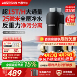 WISESKY韦思卡尔反重力前置过滤器大通量全屋家用前十名反冲洗净水器80T上门安装