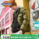 Dickies 羽绒服多口袋基础款外套 男士休闲百搭加厚外套 9460 军绿色 （宽松版型) L 充绒量：180克