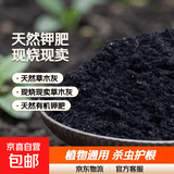 纯草木灰肥料天然有机钾肥正宗农家肥育苗杀虫种菜果树通用稻壳炭 纯草木灰（现烧现卖）100斤