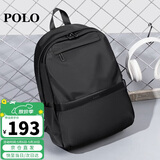 POLO双肩包男士背包男电脑包14/15.6英寸大学生书包出差旅行笔记本