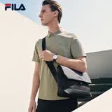 FILA 斐乐官方男包挎包2026夏季新款邮差包时尚潮流单肩包斜挎包 正黑色-BK XS