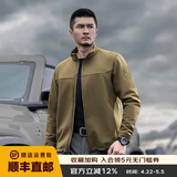 龙牙四代龙牙寒锋战术软壳夹克加强版立领户外休闲运动机能夹克外套男 鳄色 L 175/96A 重146-164斤