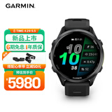 佳明（GARMIN）Forerunner970旗舰铁三户外运动手表ECG心电心率跑表-极夜黑47mm