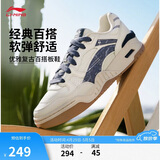 李宁月白2.0牛仔布拼接丨板鞋男夏透气增高舒适百搭经典休闲鞋AGCU275