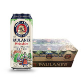 保拉纳（Paulaner）柏龙 经典小麦白啤 500ml*24罐 德国进口 啤酒