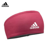 adidas阿迪达斯吸汗头带 运动头巾跑步健身束发带防汗护额止汗护头带 酒红  ADYG-30222CB