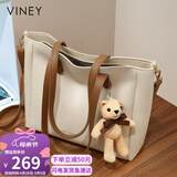 viney牛皮包包女包大容量托特包轻奢斜挎单肩老婆生日520送女朋友礼物