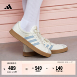 adidas「T头鞋」VL COURT 2.0复古休闲板鞋德训鞋阿迪达斯轻运动   汉玉白/蓝色/金色 (推荐女生买小半码)   35.5