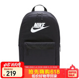 耐克NIKE双肩包中性电脑包旅行HERITAGE休闲包书包 DC4244-010黑中