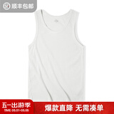 马登工装美式棉背心男健身运动老头汗衫无袖t恤跨栏重磅螺纹坎肩打底 银白色 【拍2件减5元/工字/不凸点/跑步背心/二道】 XL （修身版型，可拍大一码）